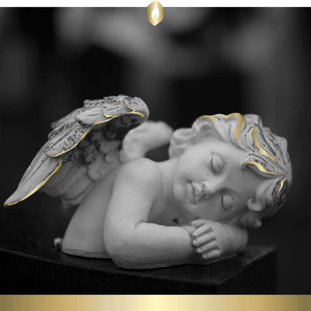 Hofer Premium 7 Tage Motivlicht Gold „Engel“ transparent